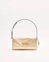 Valentino Garavani Devain Small Shoulder Bag In Laminated Nappa Leather