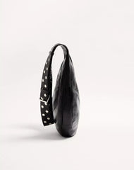 Valentino Garavani Hoboho Nappa Leather Hobo Bag With Chevron Pattern