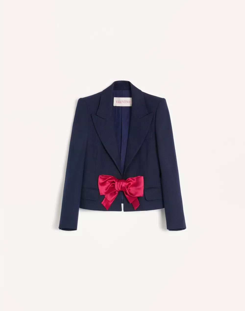 Viscose Jacket With Bow