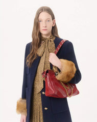 Caban In Plain Wool Tweed