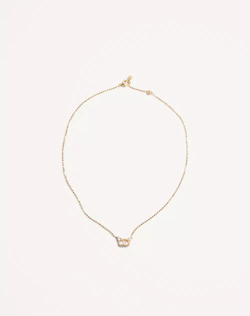 Ovalette Necklace In Metal And SwarovskiÂ® Crystals