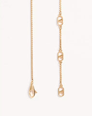 Vlogo Signature Metal And SwarovskiÂ® Crystal Necklace