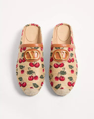 VLogo Signature Mule With Cherryfic Motif 25Mm