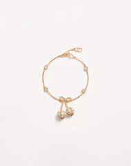 Cherryfic Bracelet In Metal And SwarovskiÂ® Crystals