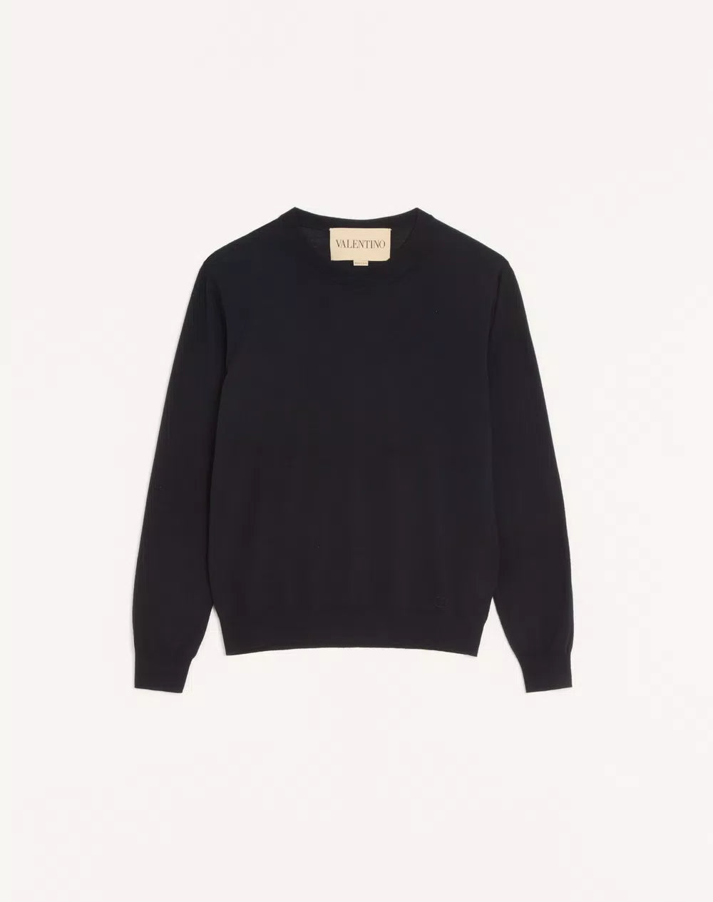 Valentino Wool Jumper With VLogo Embroidery