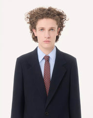 Valentino Single-Breasted Jacket In NattÃ© Wool