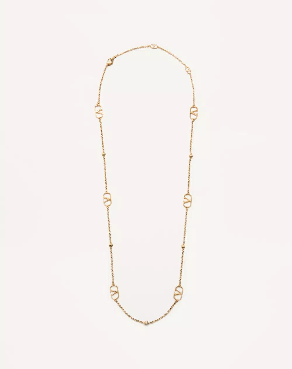 Vlogo Signature Metal Necklace