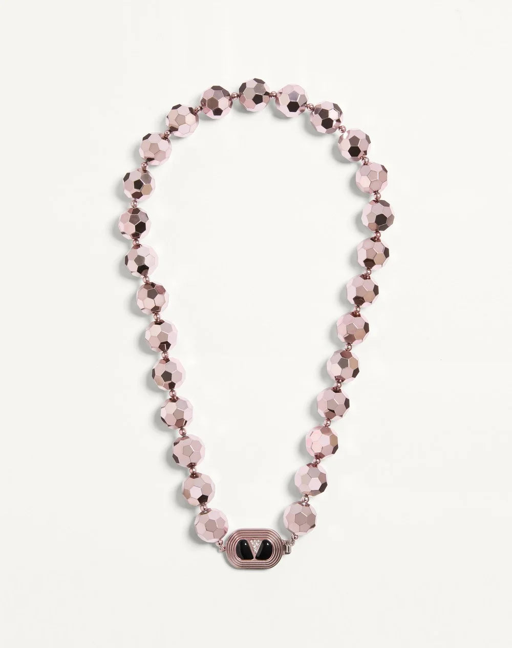 Ovalette Necklace In Resin, Enamel, Metal And SwarovskiÂ® Crystals