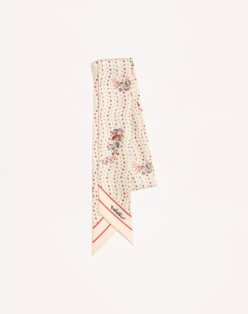 Papier Floreal Silk Bandeau Scarf