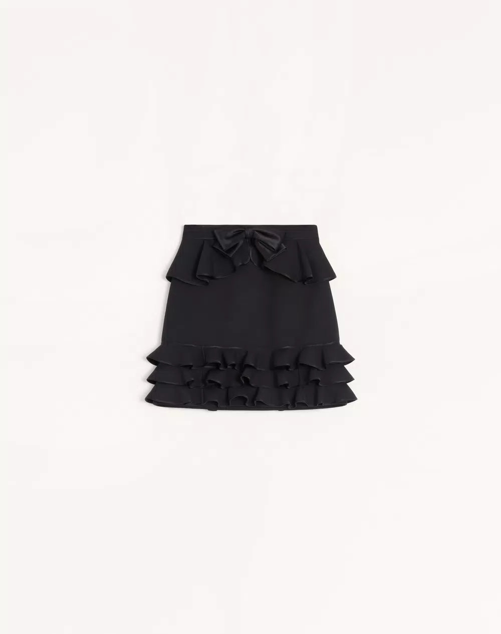 Crepe Couture Short Skirt