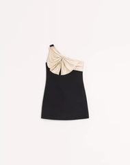 Crepe Couture Short Dress