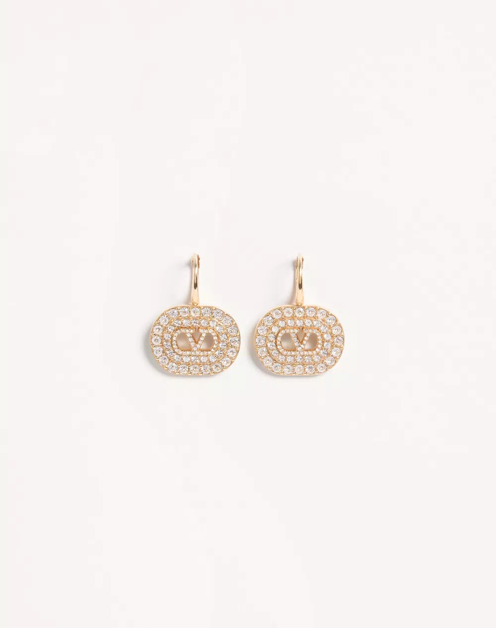 Vlogo Signature Earrings In Metal With SwarovskiÂ® Crystals