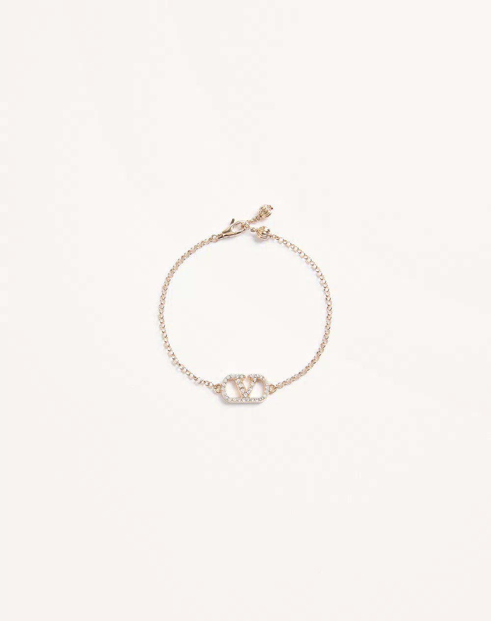 Vlogo Signature Bracelet In Metal And SwarovskiÂ® Crystals