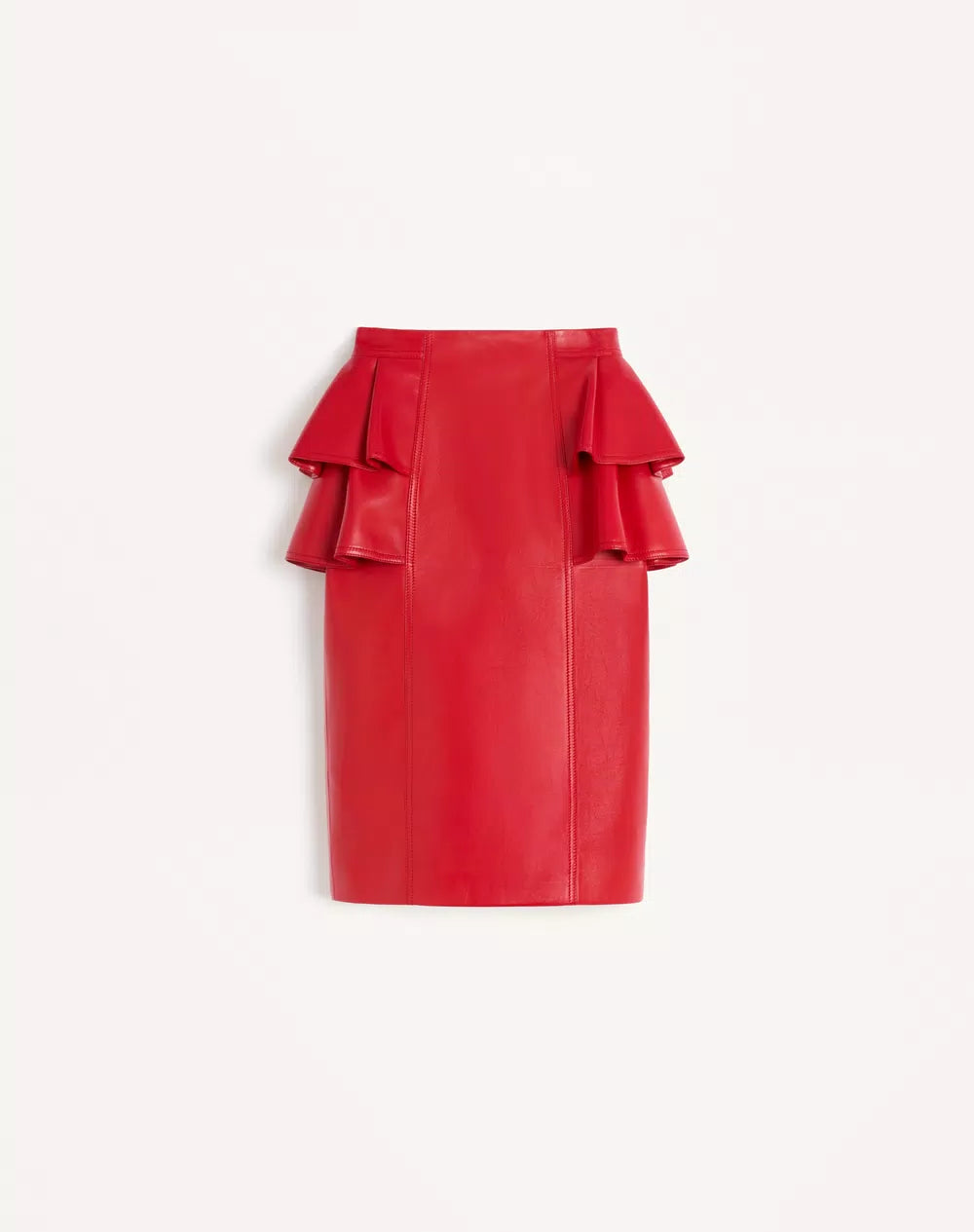 Leather Midi Skirt