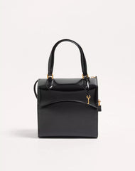 Valentino Garavani Vain-Case Bowling Bag In Shiny Calfskin