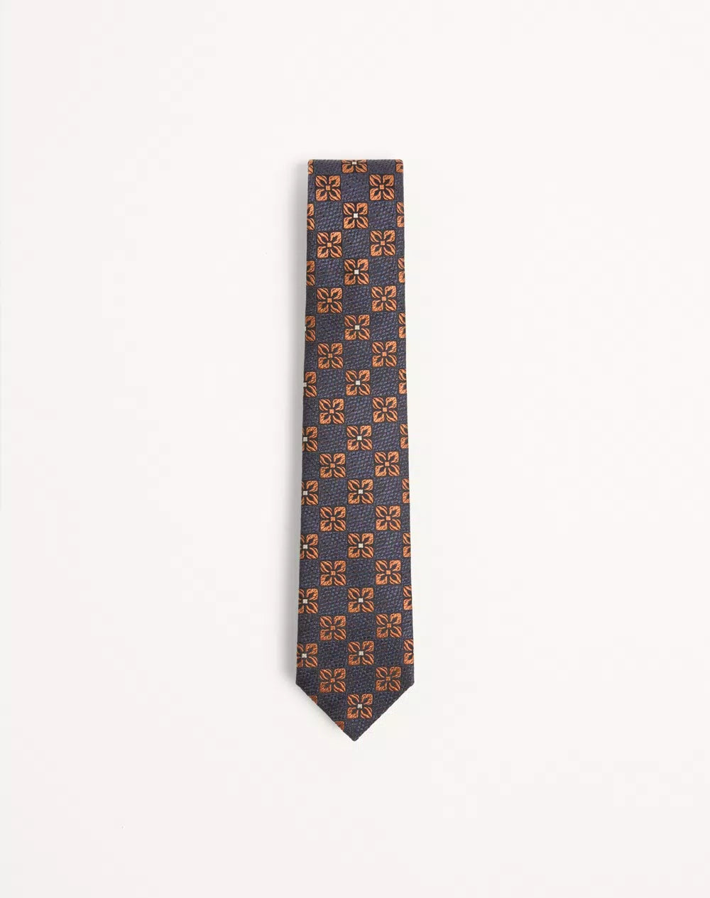 Valentie Silk And Jacquard Tie With Design