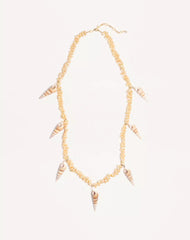 Jardin Aquatique Necklace In Metal And Shells