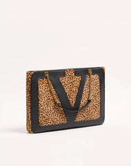 Valentino Garavani Viva Superstar Medium Shopping Bag In Calfskin With Pony Effect