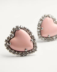 Coeur Hyperbole Earrings In Metal, Resin And SwarovskiÂ® Crystals