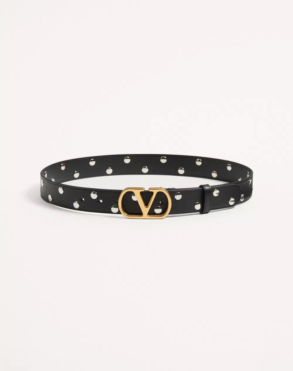 VLogo Signature Belt In Shiny Calfskin 30 Mm