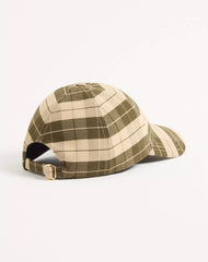 Valentino Garavani VLogo Signature Baseball Cap In Check Fabric