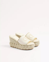 VLogo Torchon Wedge Slide In Nappa 100Mm