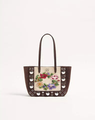Valentino Garavani NellcÃ´te Mini Embroidered Shopping Bag