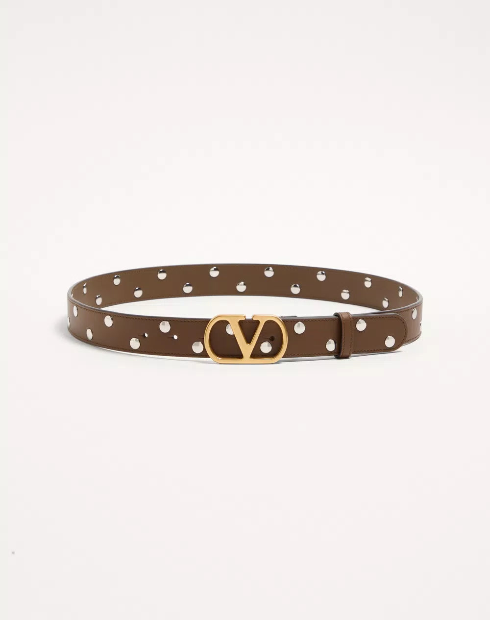 VLogo Signature Belt In Shiny Calfskin 30 Mm