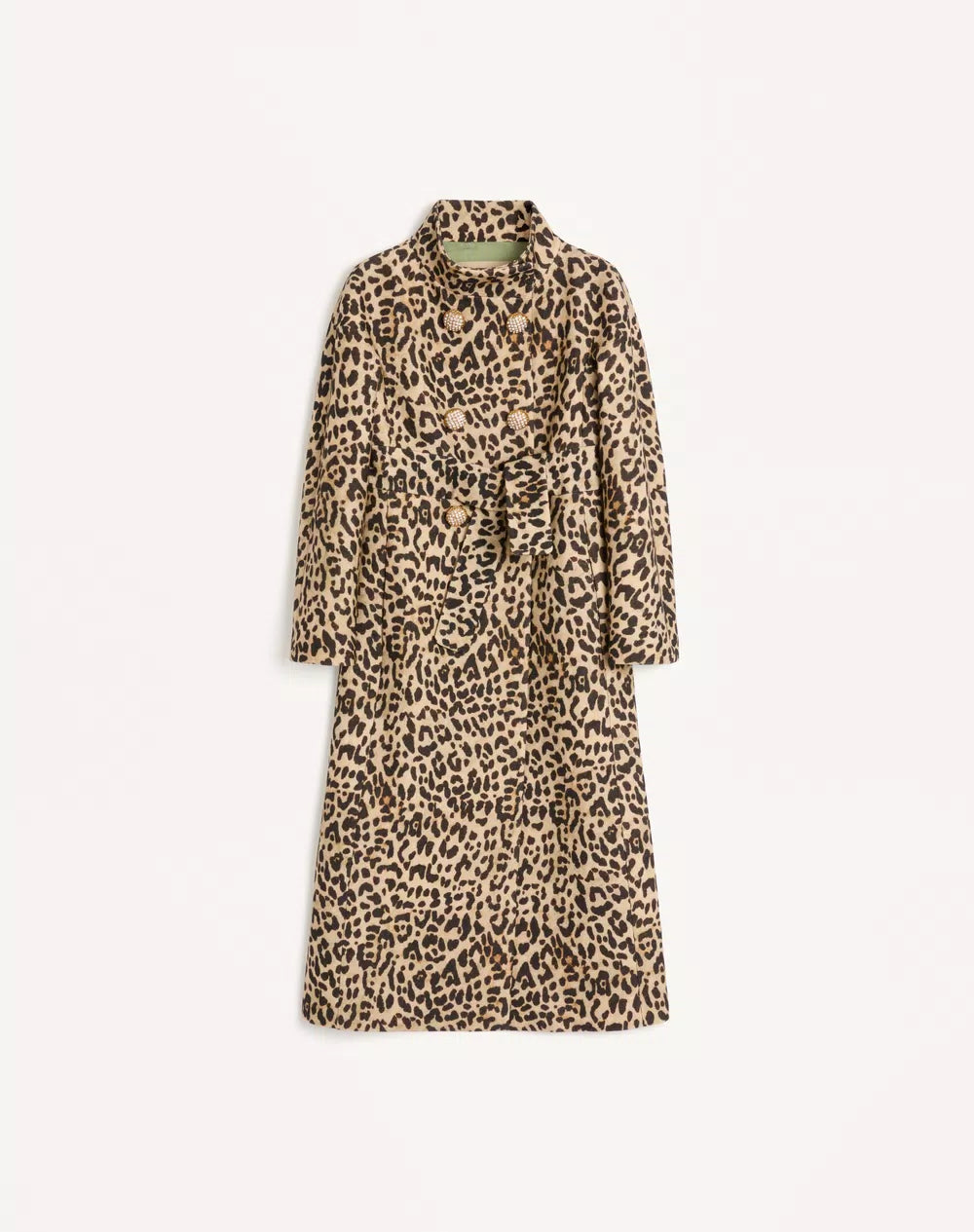 Cloth Coat In Animalier Print
