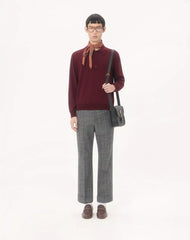 Valentino Wool Polo With VLogo Embroidery