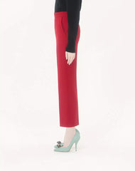 Wool Crepe Trousers