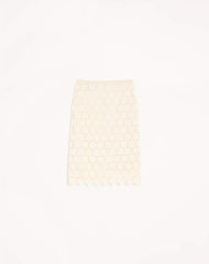 Cotton Skirt With Fleurs Ã Jour