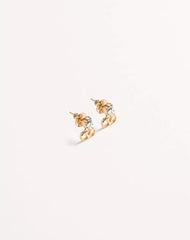 Vlogo Signature Earrings In Metal And SwarovskiÂ® Crystals