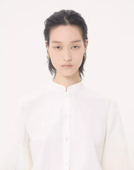 Embroidered Cotton Popeline Shirt