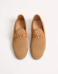 Wolfe Loafer In Woven Raffia