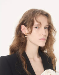 Vlogo Signature Earrings With SwarovskiÂ® Pearls