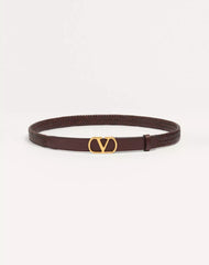 VLogo Signature Braided Calfskin Belt 25 Mm