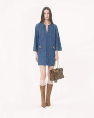 Denim Chambray Dress