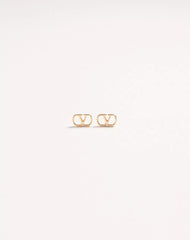 Vlogo Signature Metal Earrings