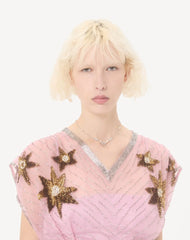 Ovalette Necklace In Metal, Pearls And SwarovskiÂ® Crystals