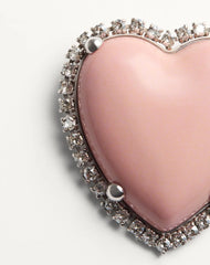Coeur Hyperbole Brooch In Metal, Resin And SwarovskiÂ® Crystals