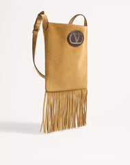 Valentino Garavani NellcÃ´te Suede Shoulder Bag With Fringes