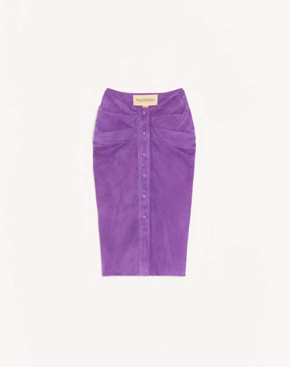 Suede Midi Skirt