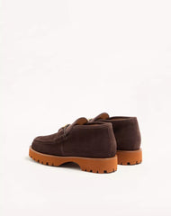 Lord Chunky Ankle Boot In Crust Leather