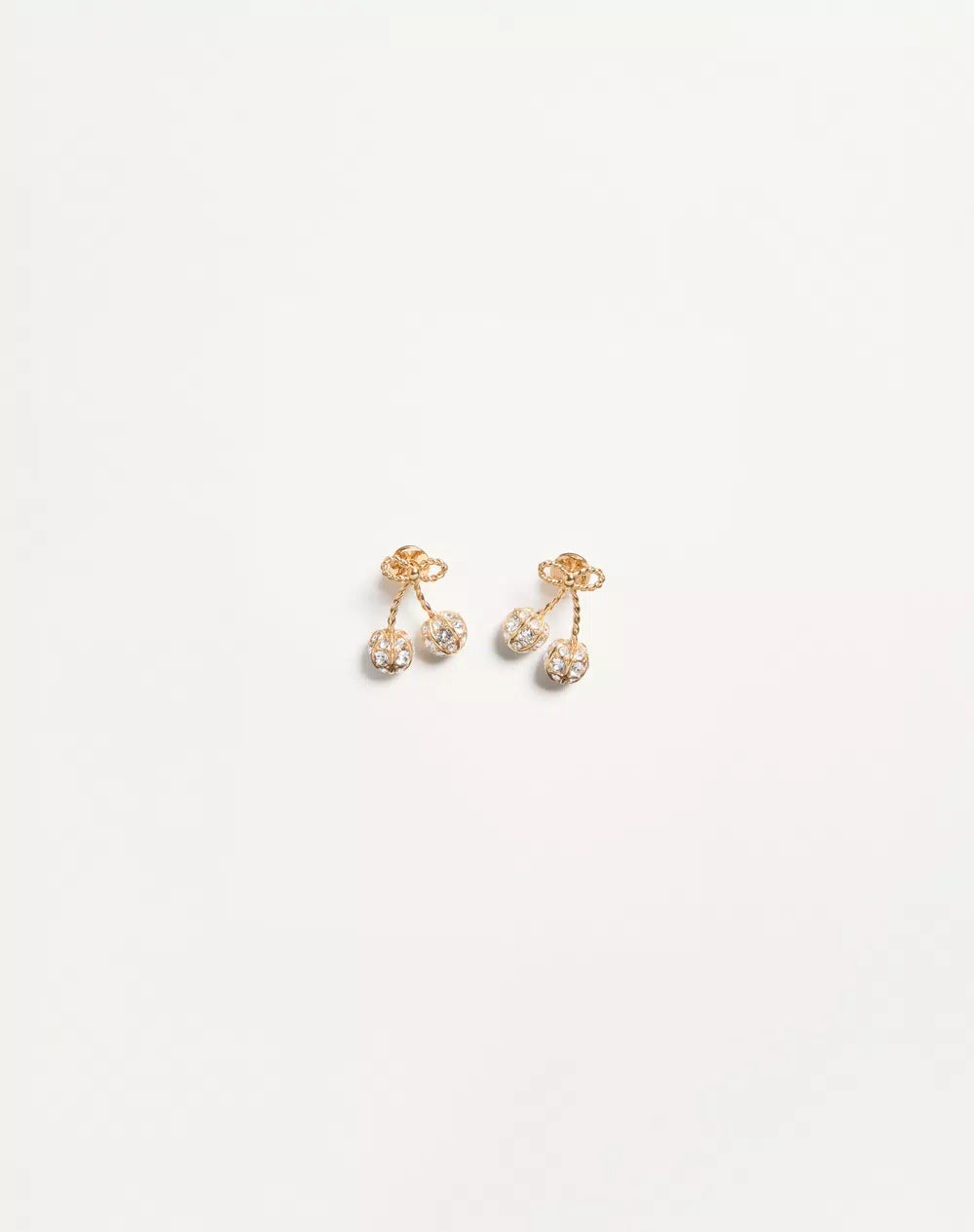 Cherryfic Metal And SwarovskiÂ® Crystal Earrings