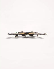Vouloirvoler Brooch In Metal And Crystals