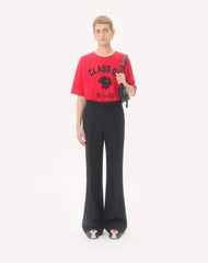 Valentino Cotton T-Shirt With Panther Print