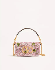 Valentino Garavani LocÃ² Small Embroidered Shoulder Bag