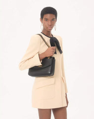 Wool Crepe Caban