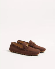Driver Fastaway Loafer In Deerskin Suede